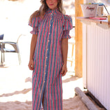 VESTIDO RAYAS MANGA FAROL