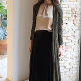 CHAQUETA LARGA LUREX