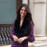 CUELLO PELO LARGO SINTETICO NEGRO