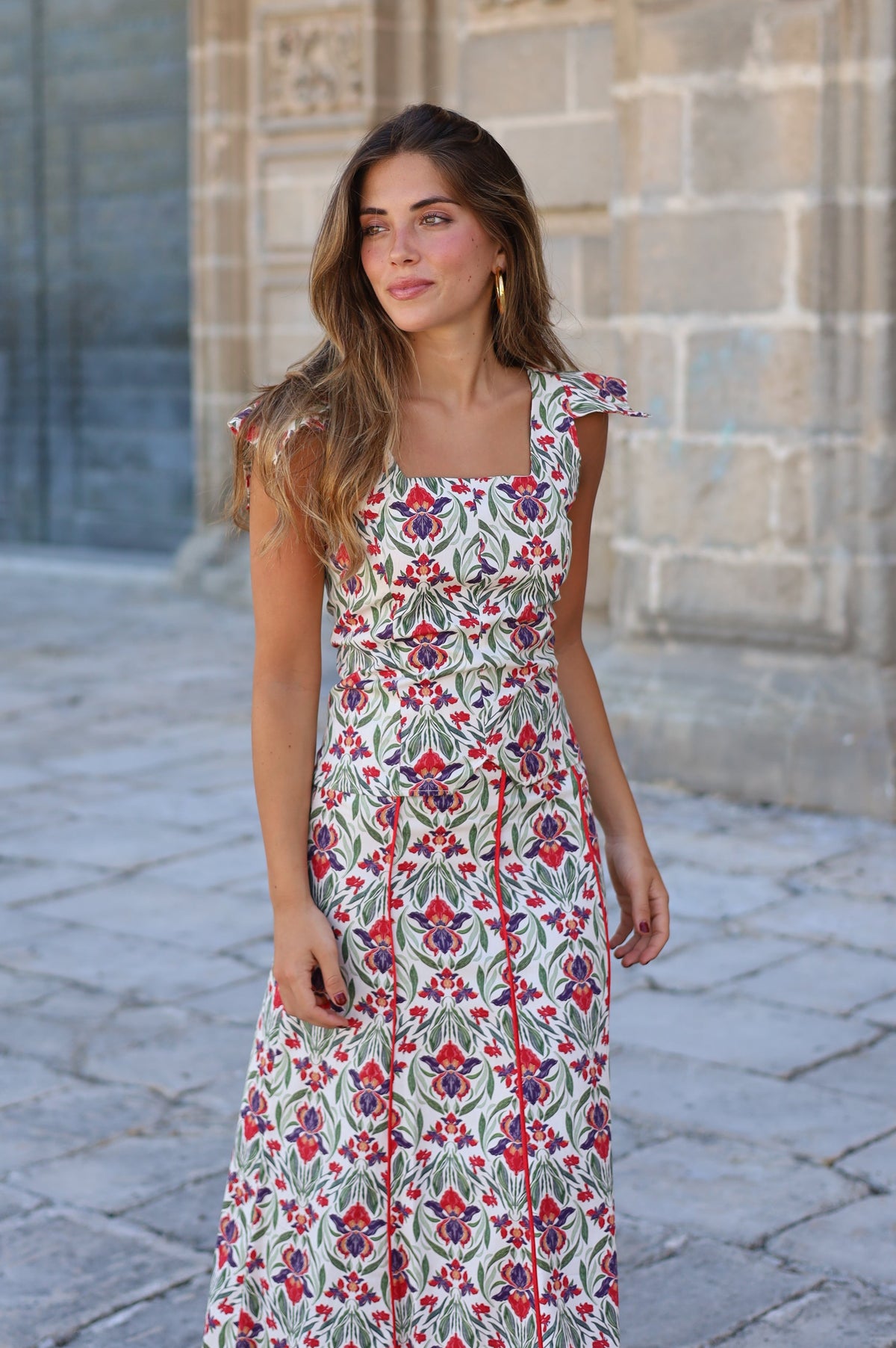 CONJUNTO VIOLETA ROJO