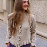 JERSEY VOLANTES BEIGE