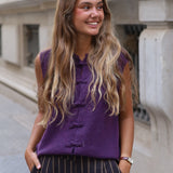 CHALECO PUNTO JAPO MORADO