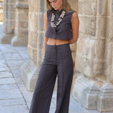 PANTALON SICILIA MARRON
