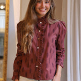 BLUSA PRAGA TERRACOTA