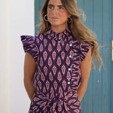 BLUSA ARABIA MORADA