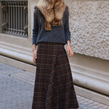 FALDA DUBLIN MARRON