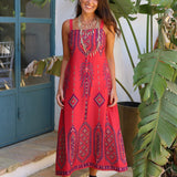 VESTIDO AFRICA FUCSIA