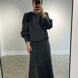 FALDA DIPLOMATICA GRIS