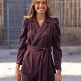 CHAQUETA OPORTO BERENJENA