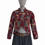 CHAQUETA GLORIA BURDEOS