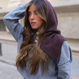 BALACLAVA BOTONES BERENJENA