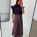 FALDA LAZADA MORADO