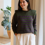 JERSEY HOMBRERAS RAYAS MORADAS