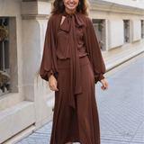 VESTIDO BAHAMAS MARRON