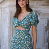 VESTIDO CUT OUT PALMERAS