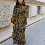 VESTIDO VISTAHERMOSA MOSTAZA