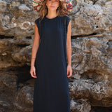 VESTIDO TACHUELAS NEGRO
