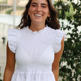 BLUSA NIDO FEZ BLANCA