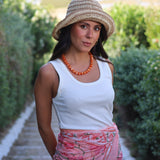 CAMISETA RIB BLANCA