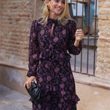 VESTIDO GRANADA GASA ROSA