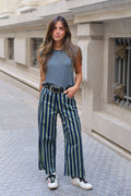 PANTALÓN RAYAS MARINO VERDE
