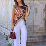 PANTALON LINO DESFLECADO