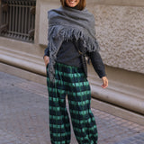 PANTALON CUADROS VERDE