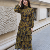 VESTIDO VISTAHERMOSA MOSTAZA