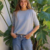 TOP PUNTO PAULA GRIS