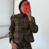 CHAQUETA TERESA MARRÓN