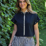 COLLAR HOJAS PLATEADO