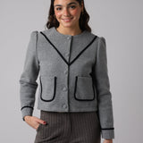 CHAQUETA BEGOÑA GRIS CLARO