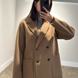 ABRIGO DOBLE PAÑO TOSTADO