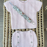 CONJUNTO MANGA CORTA ROSA