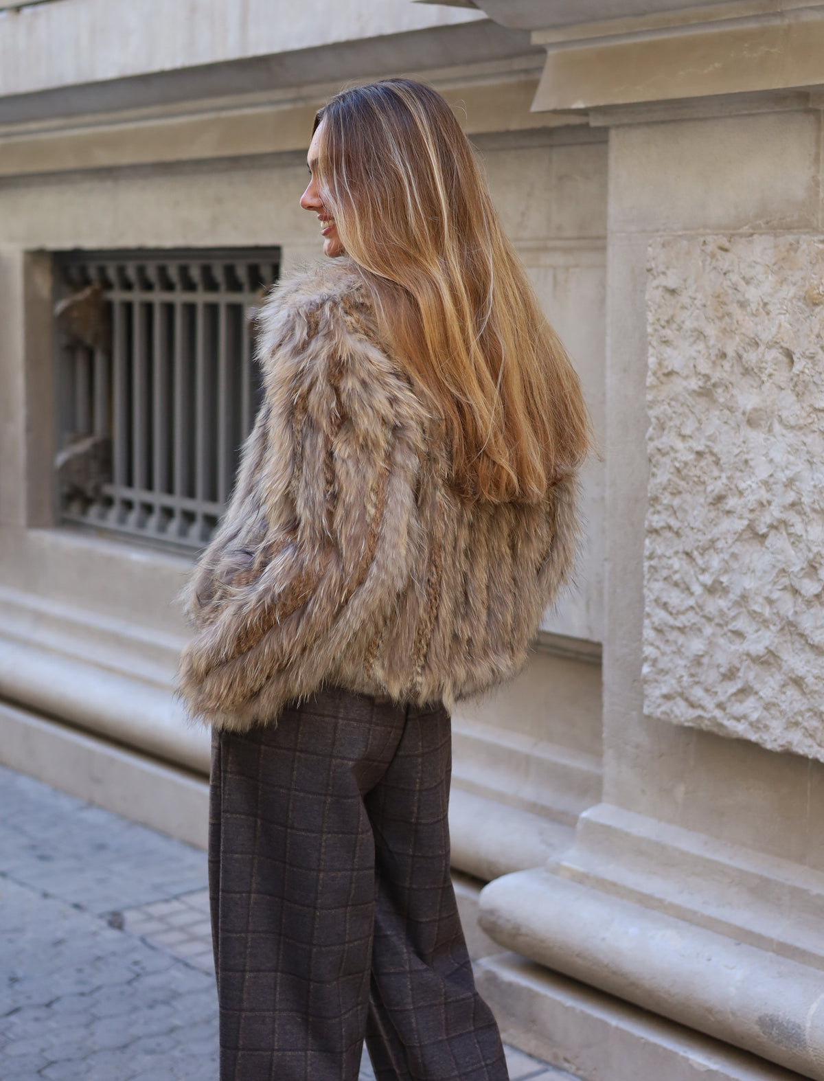 CHAQUETA PELO PLUMAS NATURAL