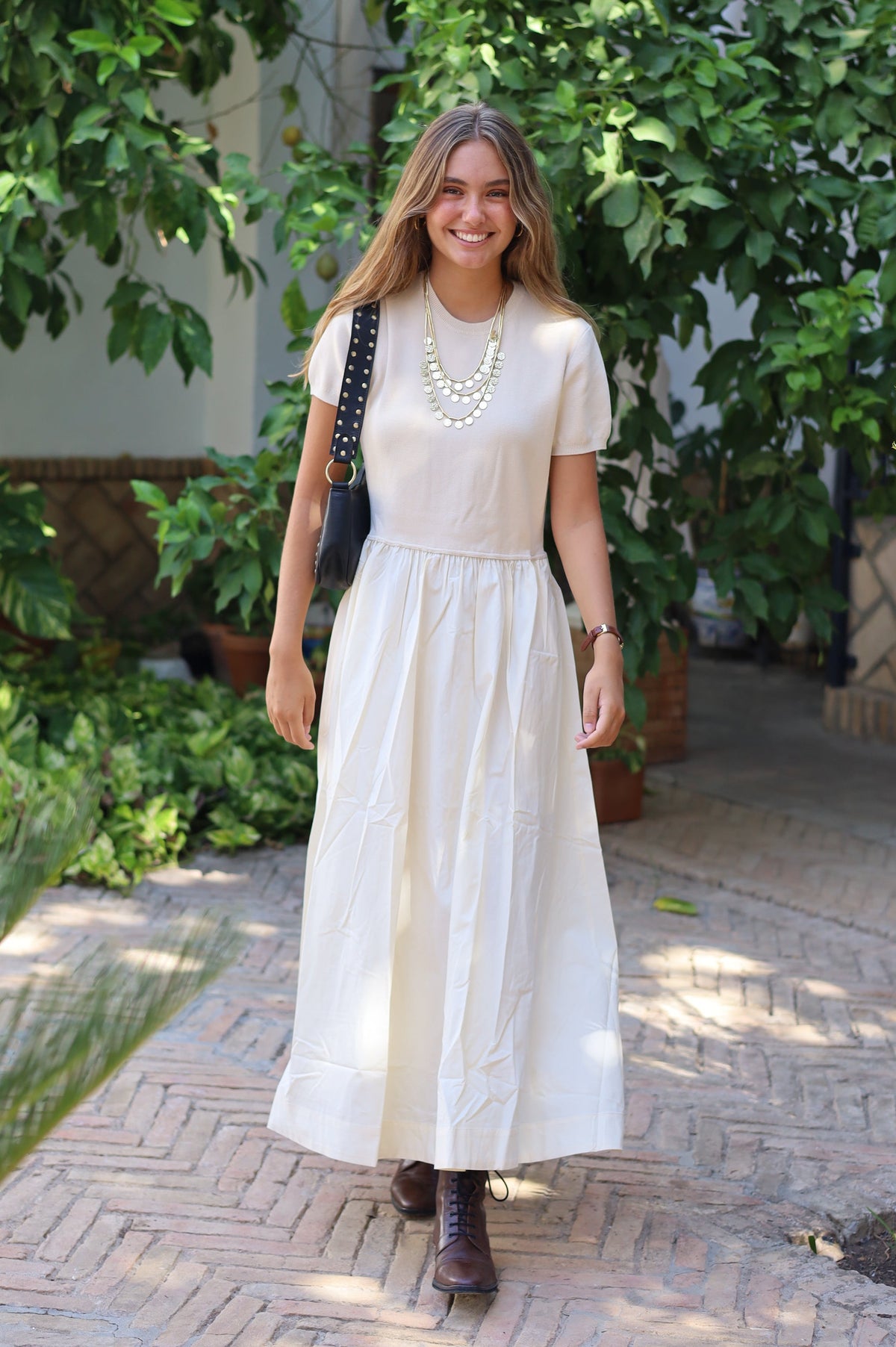 VESTIDO ASUNCIÓN CRUDO