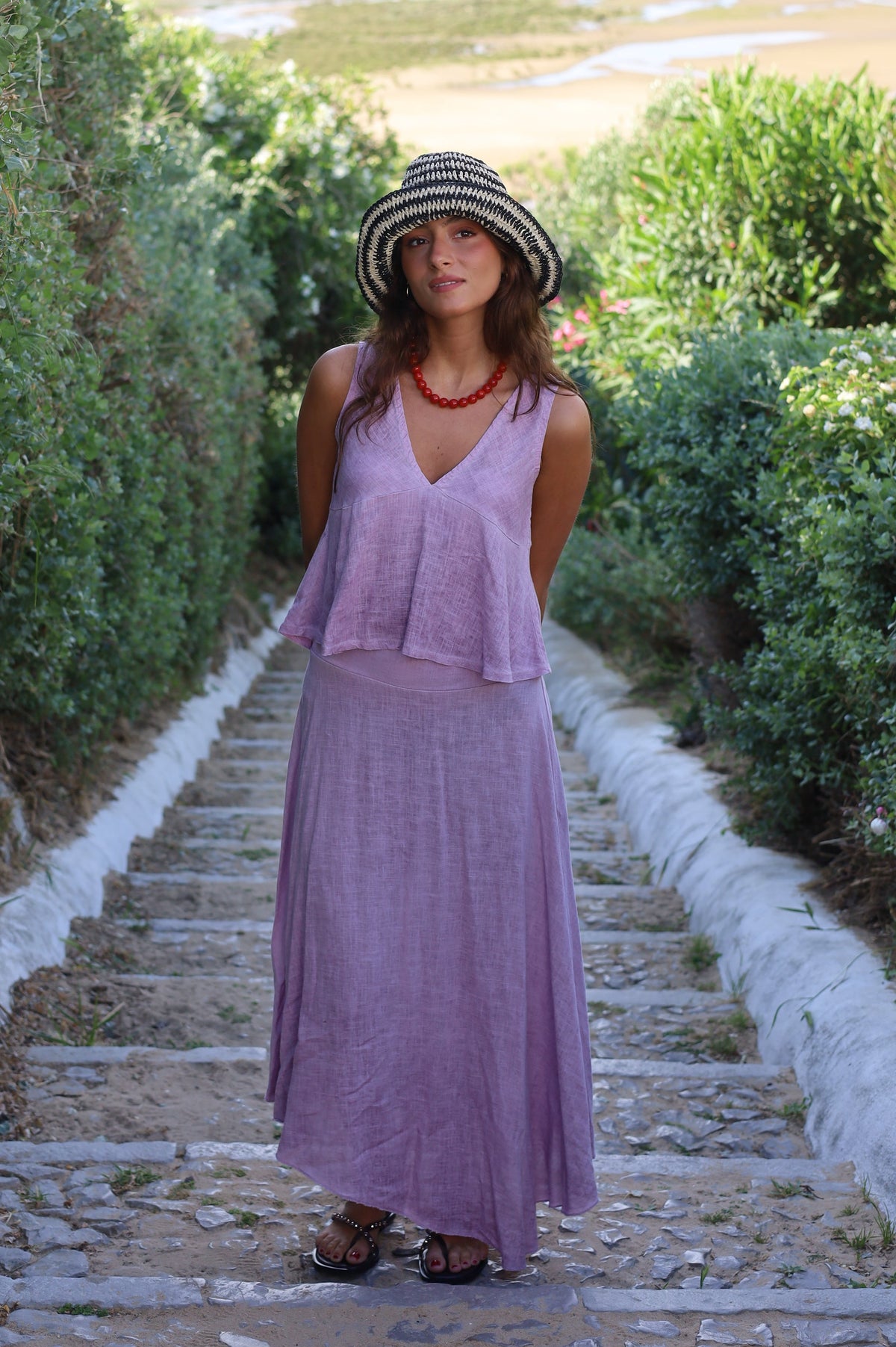 FALDA NURIA LINO MALVA