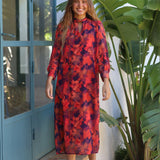 VESTIDO CAMPANA NARANJA