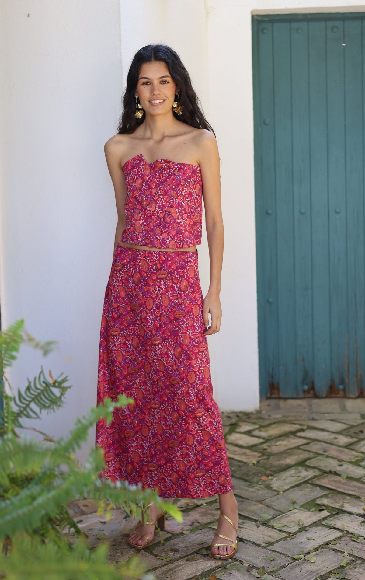 FALDA AURORA ROSA