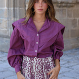 BLUSA MARINA MORADA