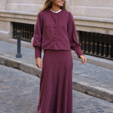 FALDA DIPLOMATICA BURDEOS