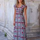 VESTIDO LAGOS BURDEOS