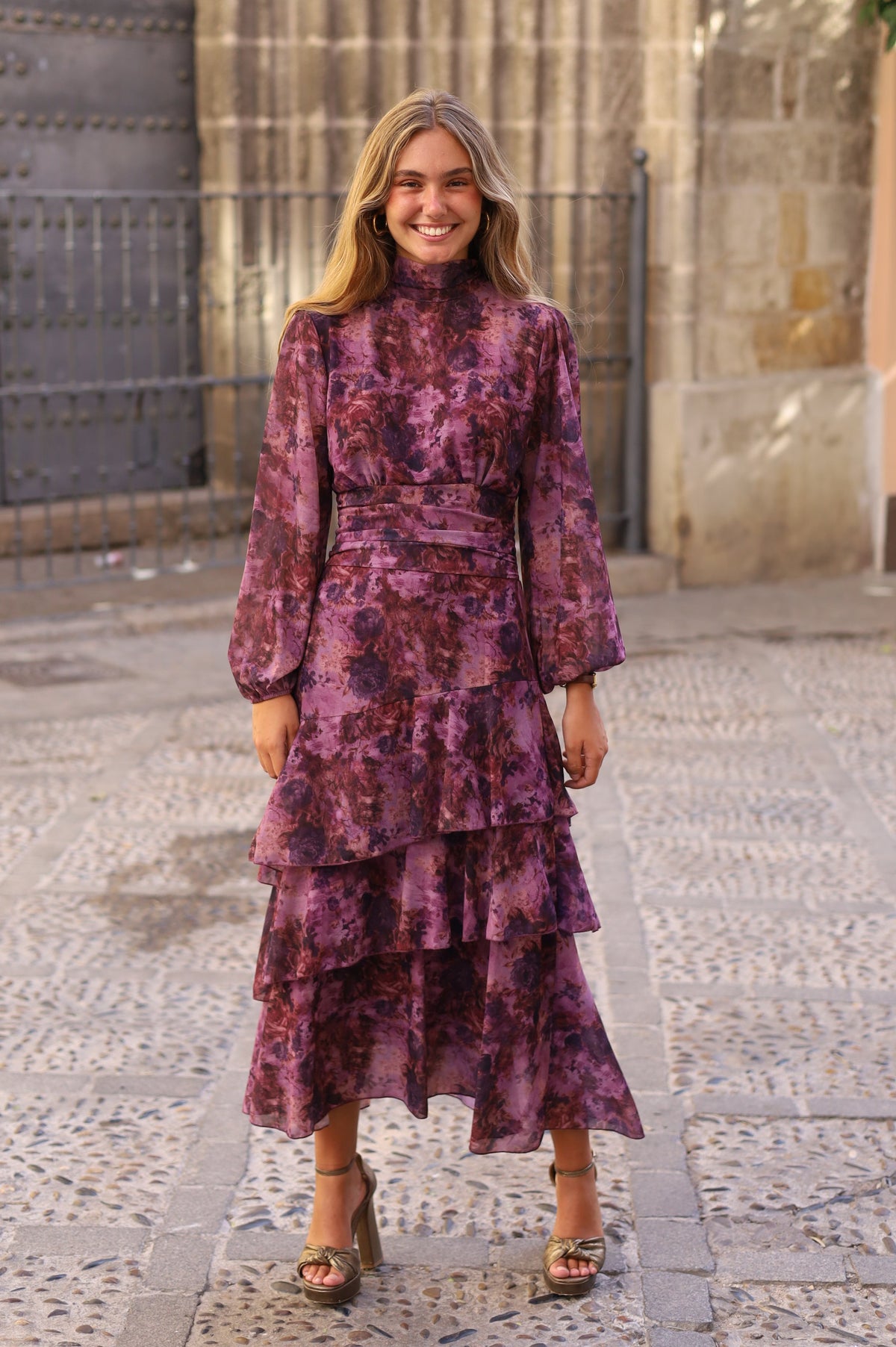 VESTIDO FUENTEBRAVIA MORADO