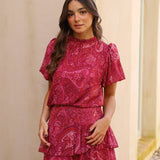 BLUSA ESTELA FUCSIA