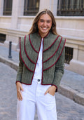 CHAQUETA PANA ALERON VERDE