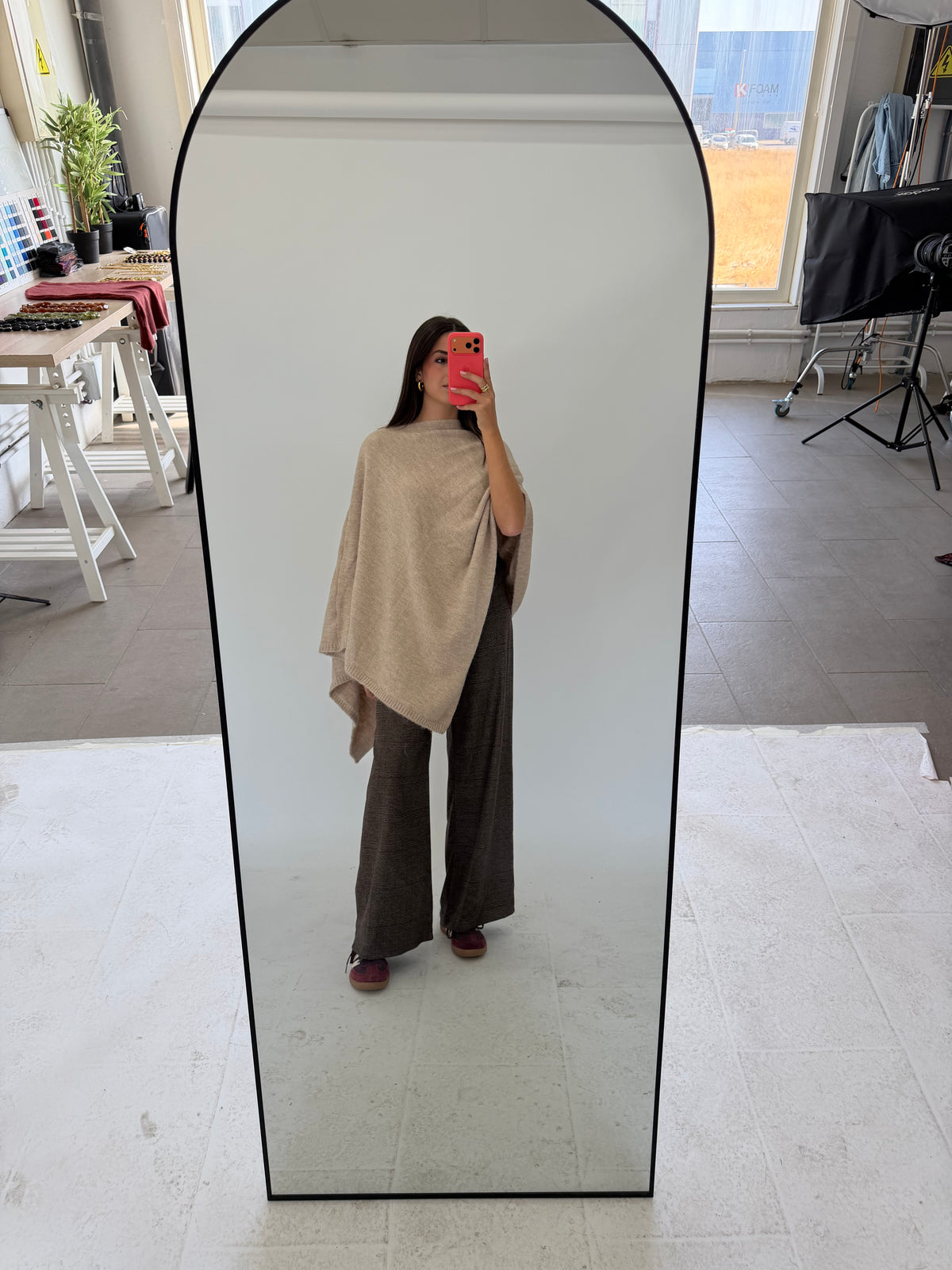 PONCHO ELENA BEIGE
