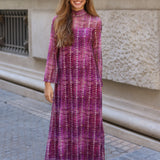 VESTIDO AINOA TUL MORADO