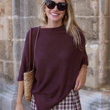 PONCHO PAULA MARRON