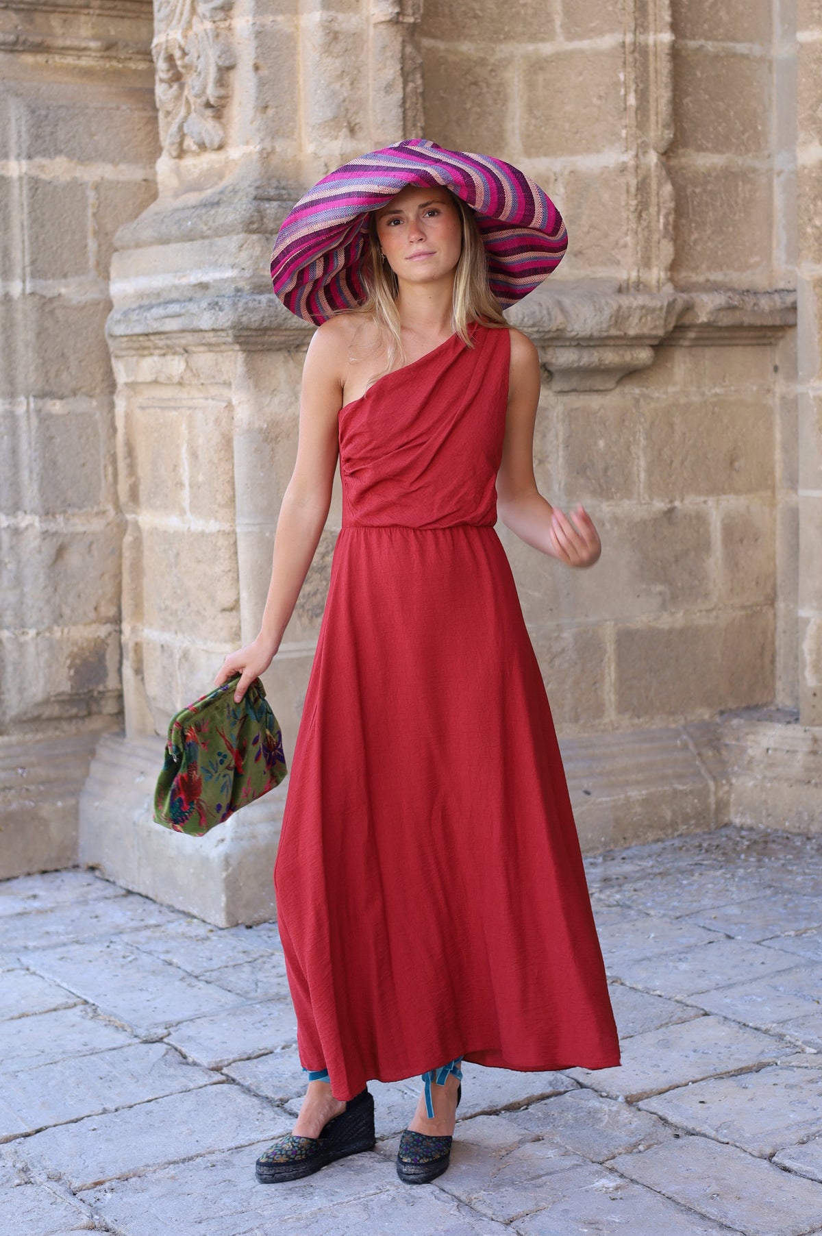 VESTIDO BERTA ROJO