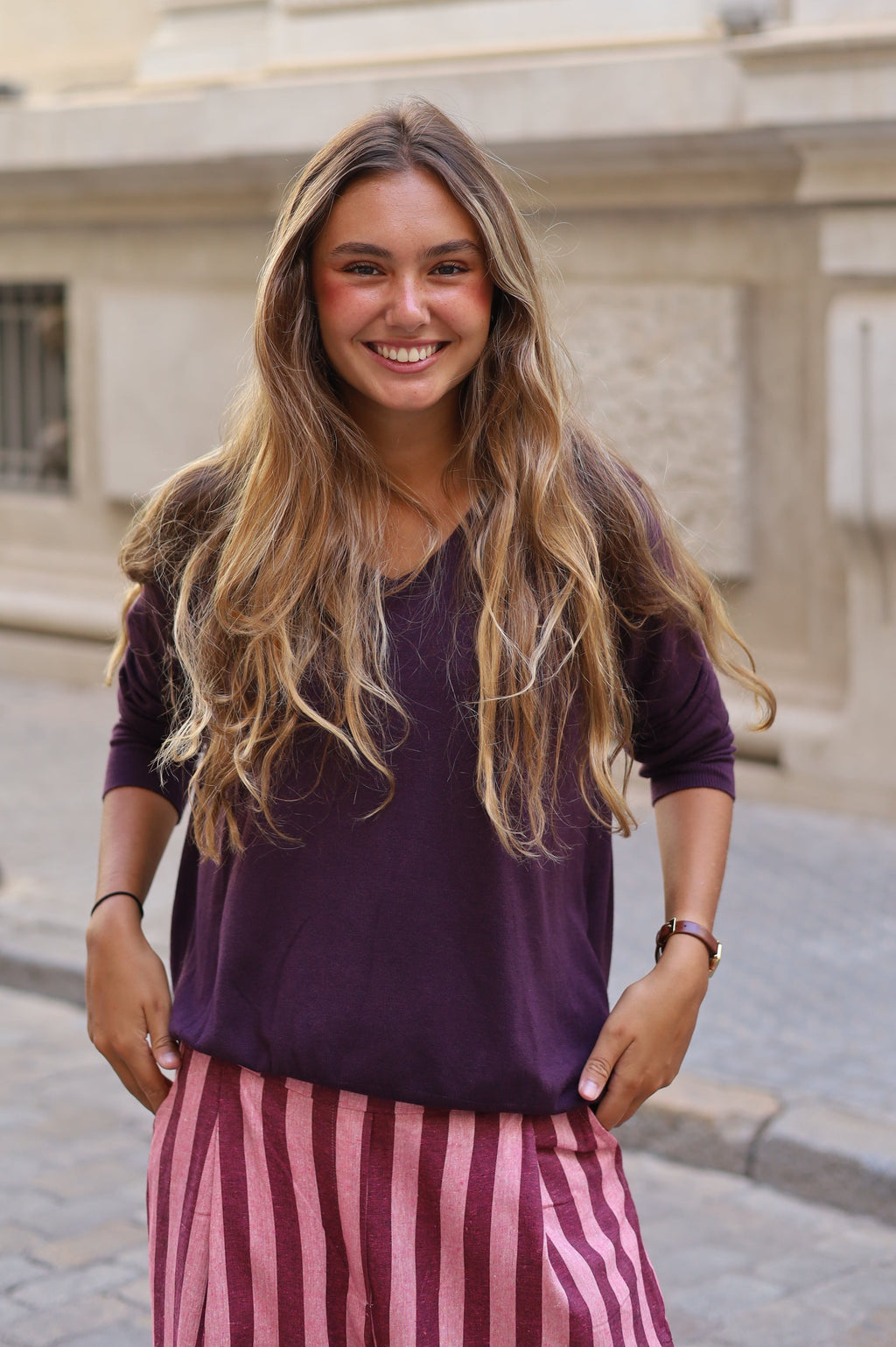JERSEY ELENA BERENJENA